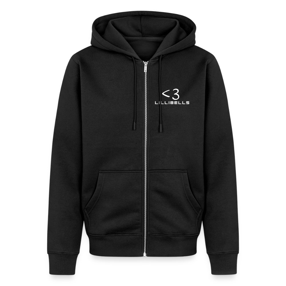 Zipper Hoodie Men Lillibells - svart
