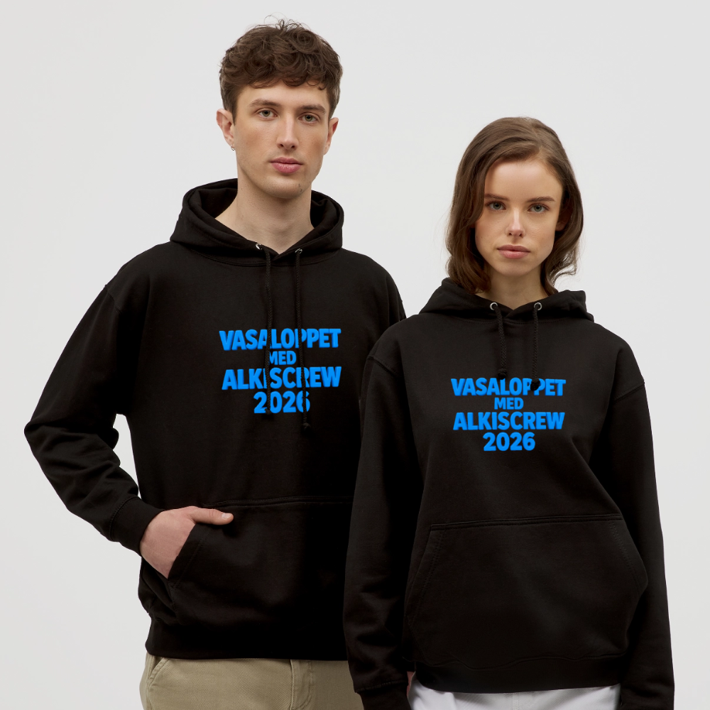 Hoodie Alkiscrew - svart