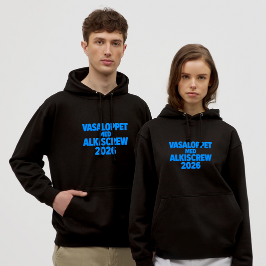 Hoodie Alkiscrew - svart