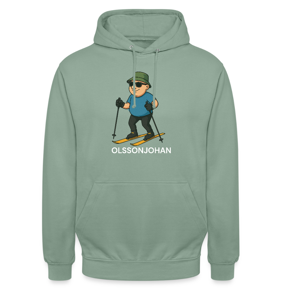 Hoodie VasaJohan - grågrön