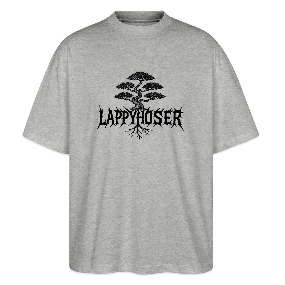 Oversized T-shirt Lappy - gråmelerad