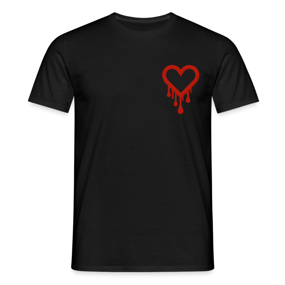 T-shirt Heart TJstark - svart