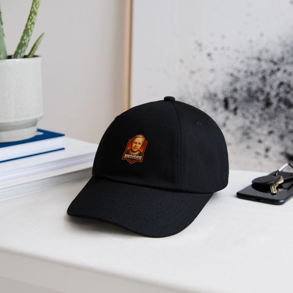 Baseball cap Andis - svart/svart