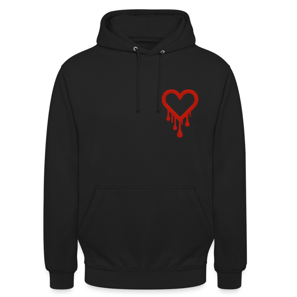 HoodieHeart TJstark - svart