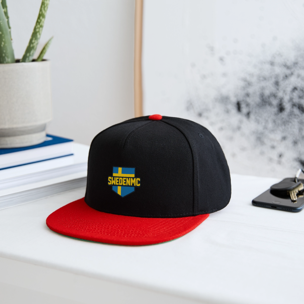 Snapbackkeps SwedenMC - svart/röd