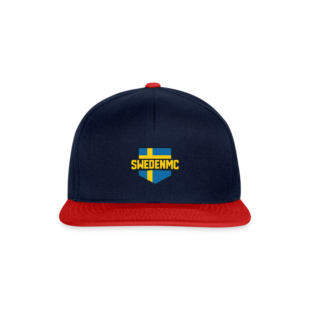 Snapbackkeps SwedenMC - marinblå/röd
