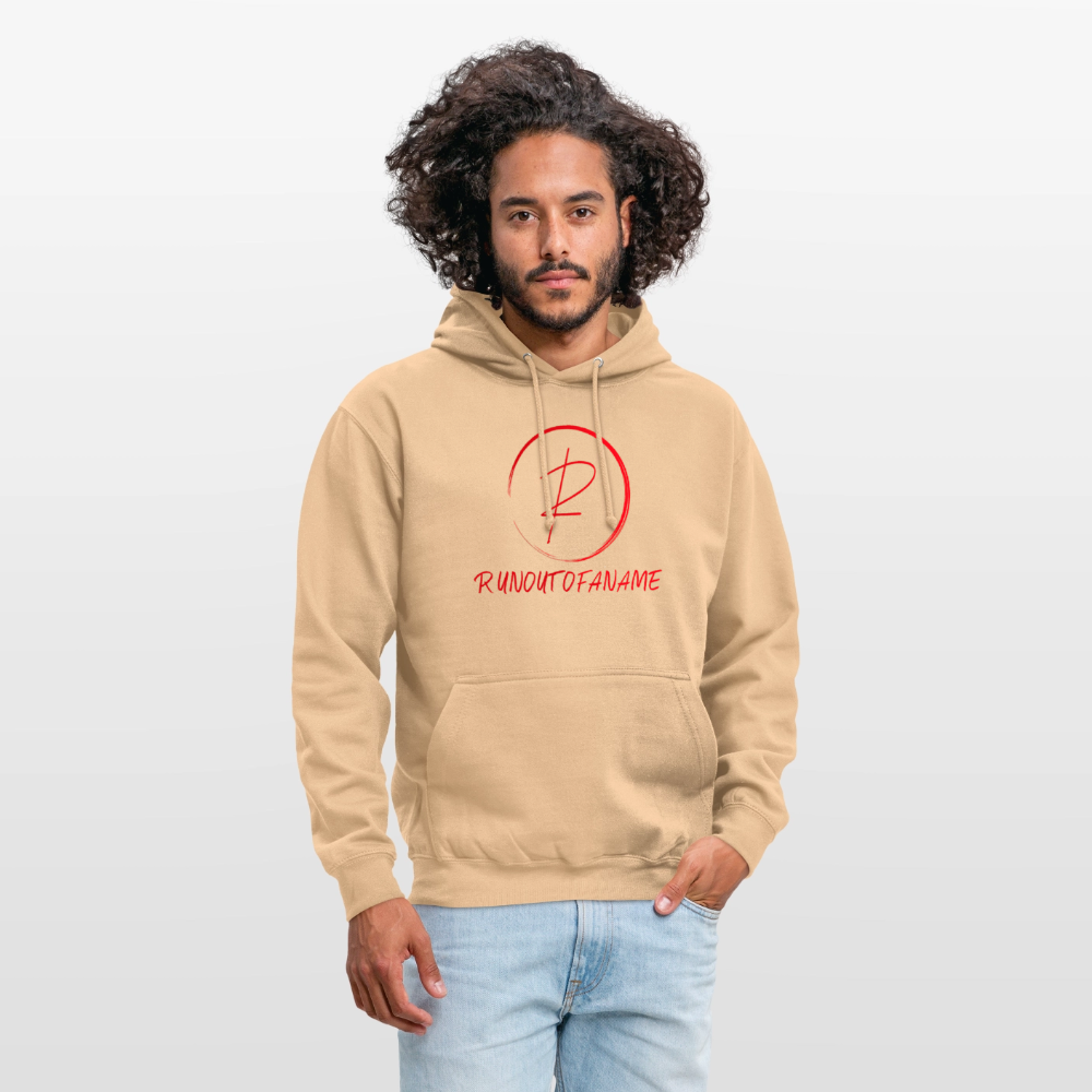 Hoodie Runoutofaname Logo - persika