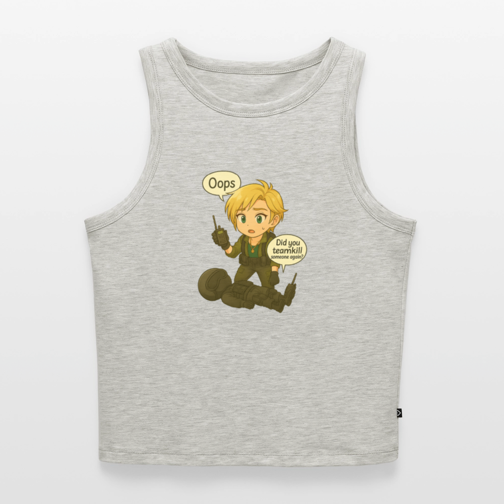 Tanktopp Oops by Runoutofaname - gråmelerad