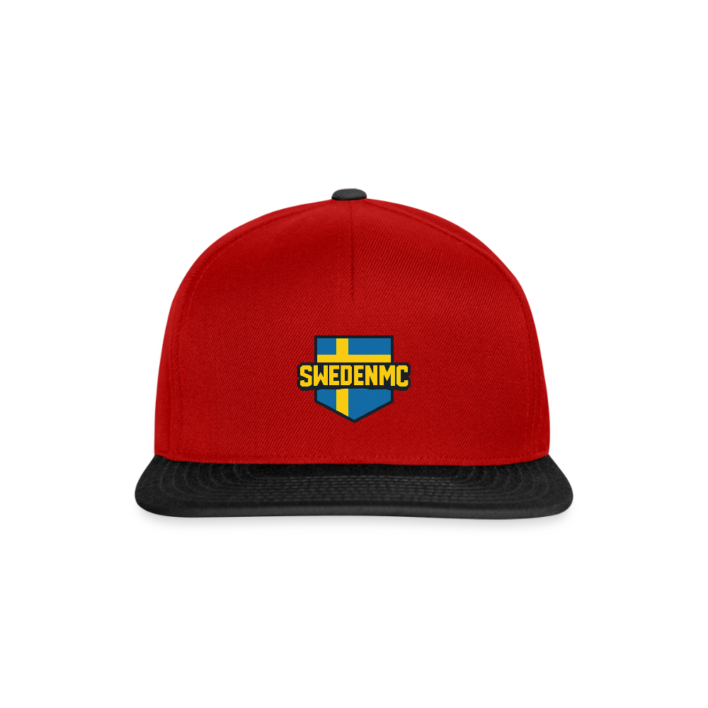 Snapbackkeps SwedenMC - röd/svart
