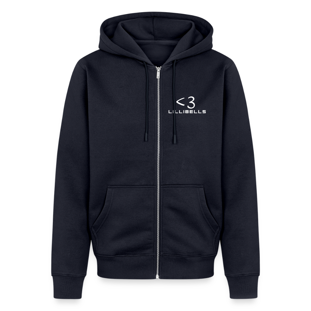 Zipper Hoodie Men Lillibells - marinblå