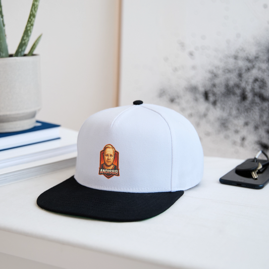Snapbackkeps Andis88 - vit/svart