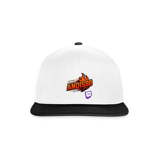 Snapback AndisFlame - vit/svart