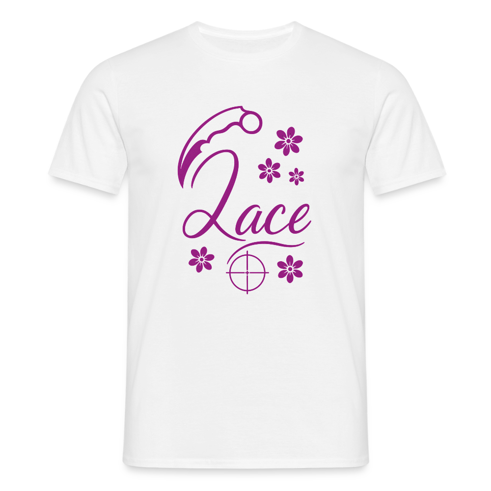 T-shirt herr Lace - vit