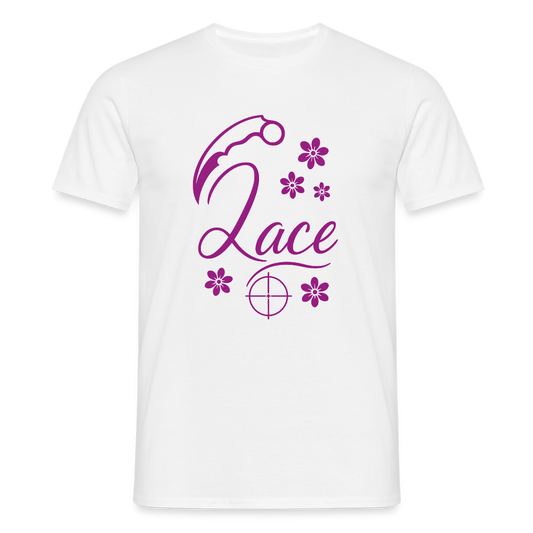 T-shirt herr Lace - vit