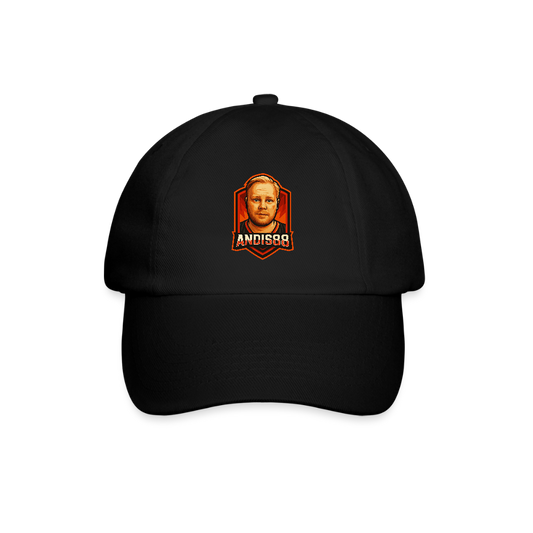 Baseball cap Andis - svart/svart