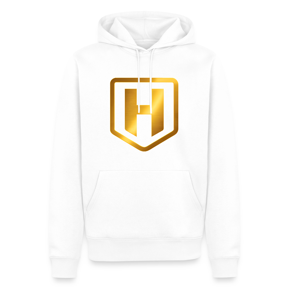 Hoodie Hadiraja Logo - vit