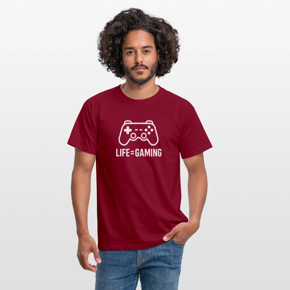 LIFE = GAMING T-shirt - tegelröd