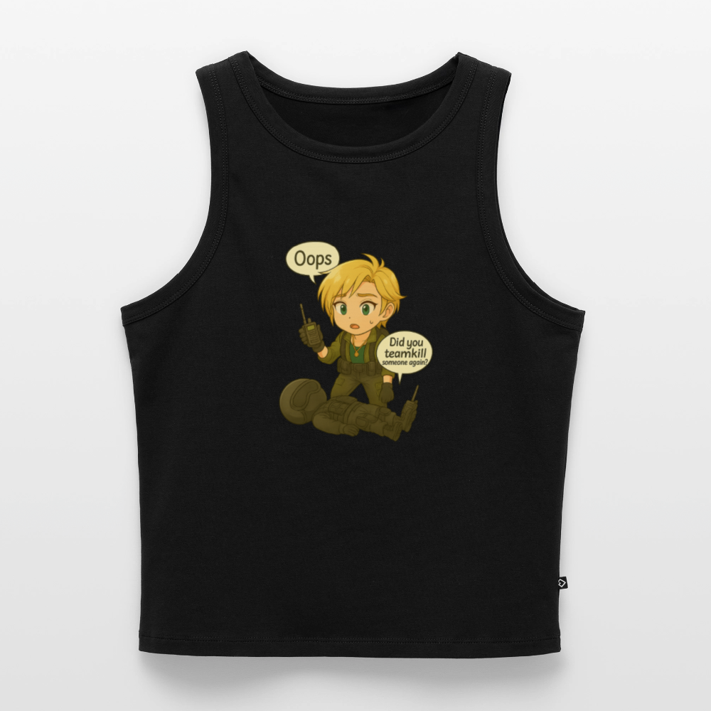 Tanktopp Oops by Runoutofaname - svart