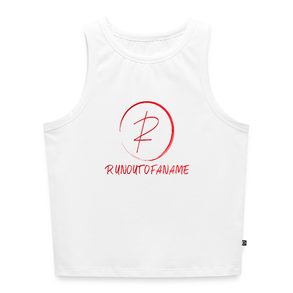 Linne Runoutofaname Logo - vit