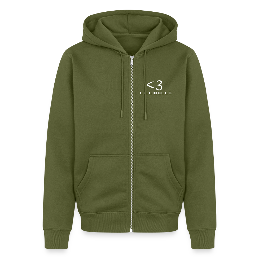 Zipper Hoodie Men Lillibells - kaki