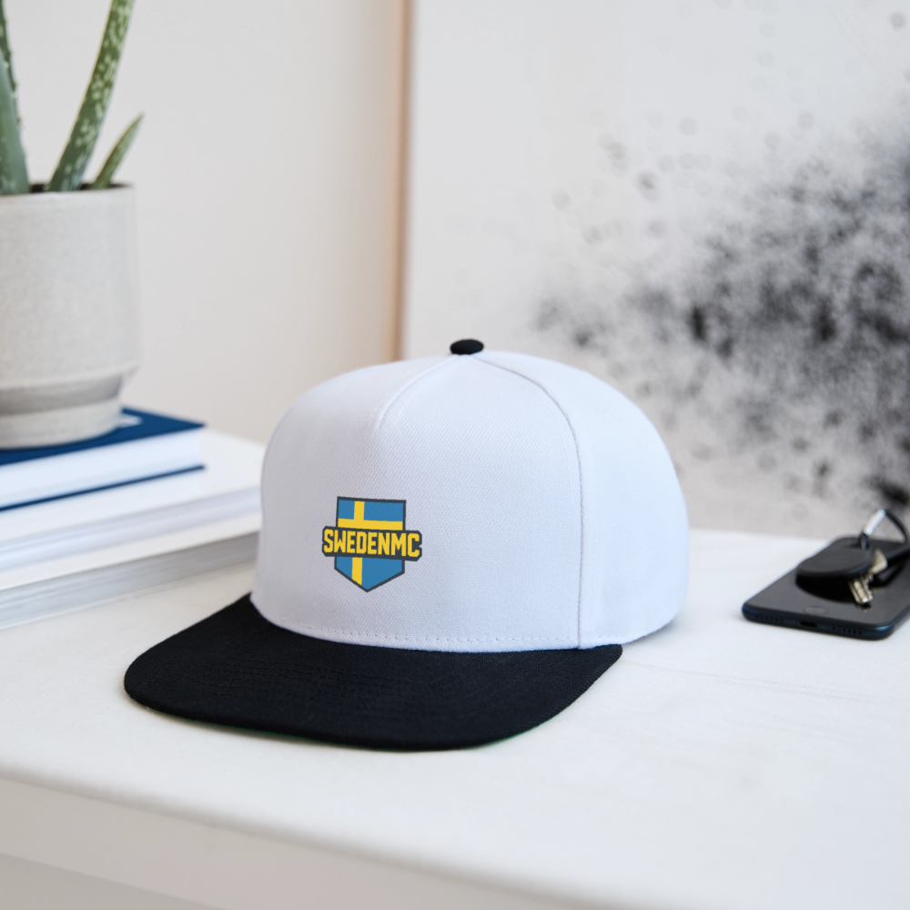 Snapbackkeps SwedenMC - vit/svart