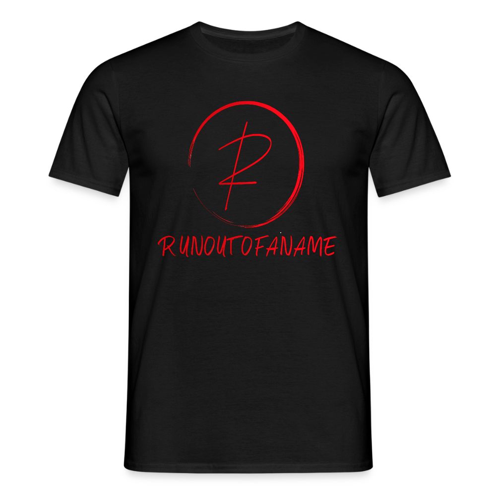 T-shirt Runoutofaname Logo - svart