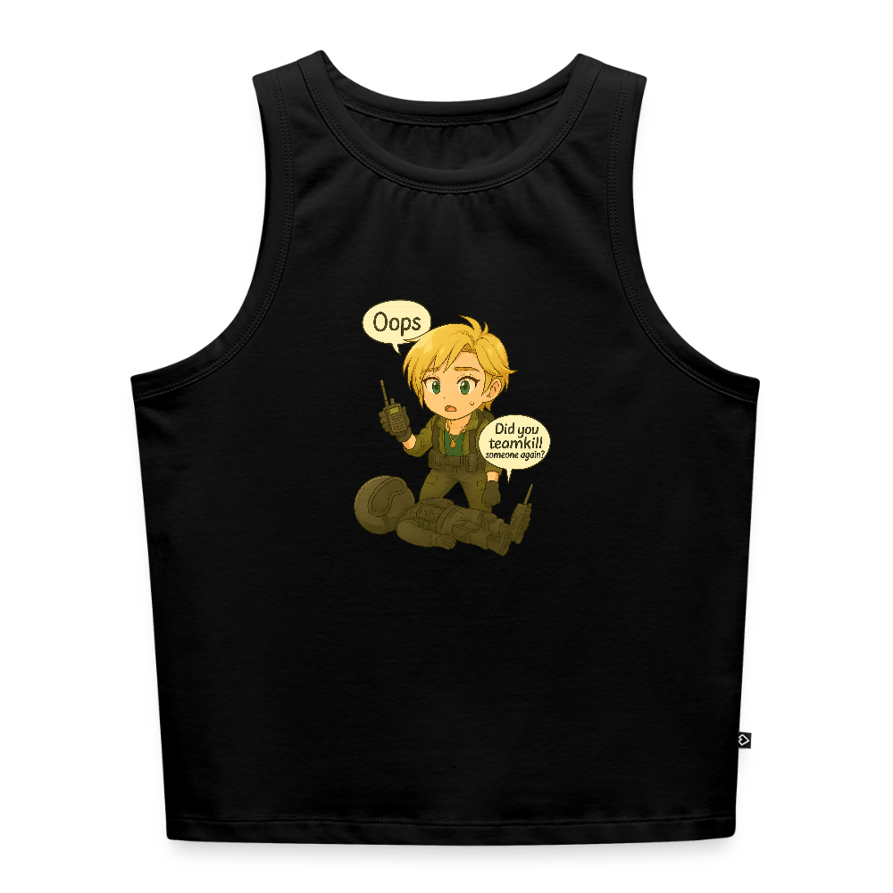 Tanktopp Oops by Runoutofaname - svart