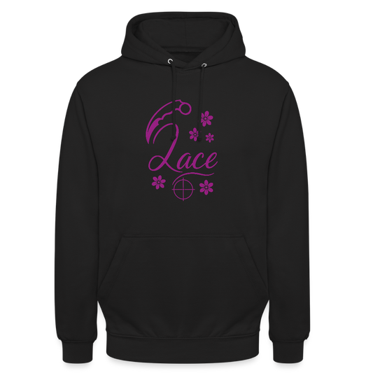 Hoodie Lace - svart