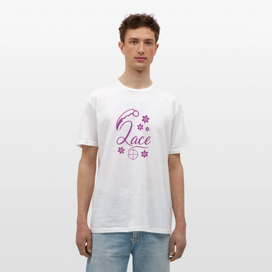 T-shirt herr Lace - vit