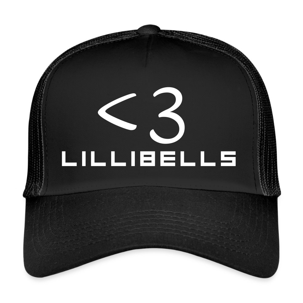 Trucker Cap by Lillibells - svart/svart