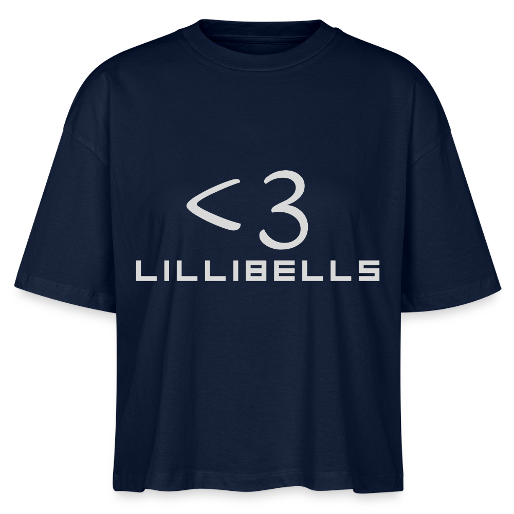 T-shirt Nova dam by Lillibells - marinblått