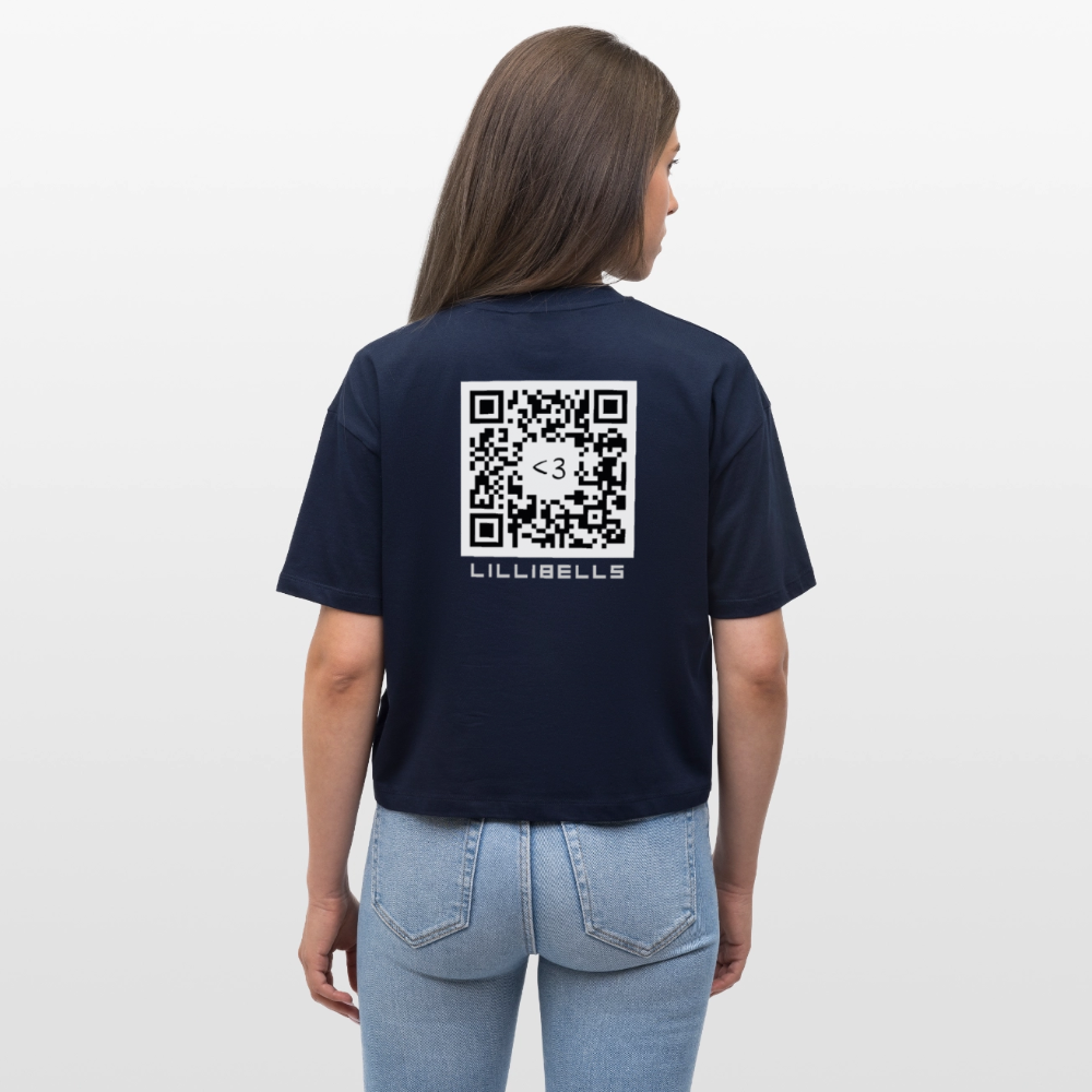 T-shirt Nova dam by Lillibells - marinblått