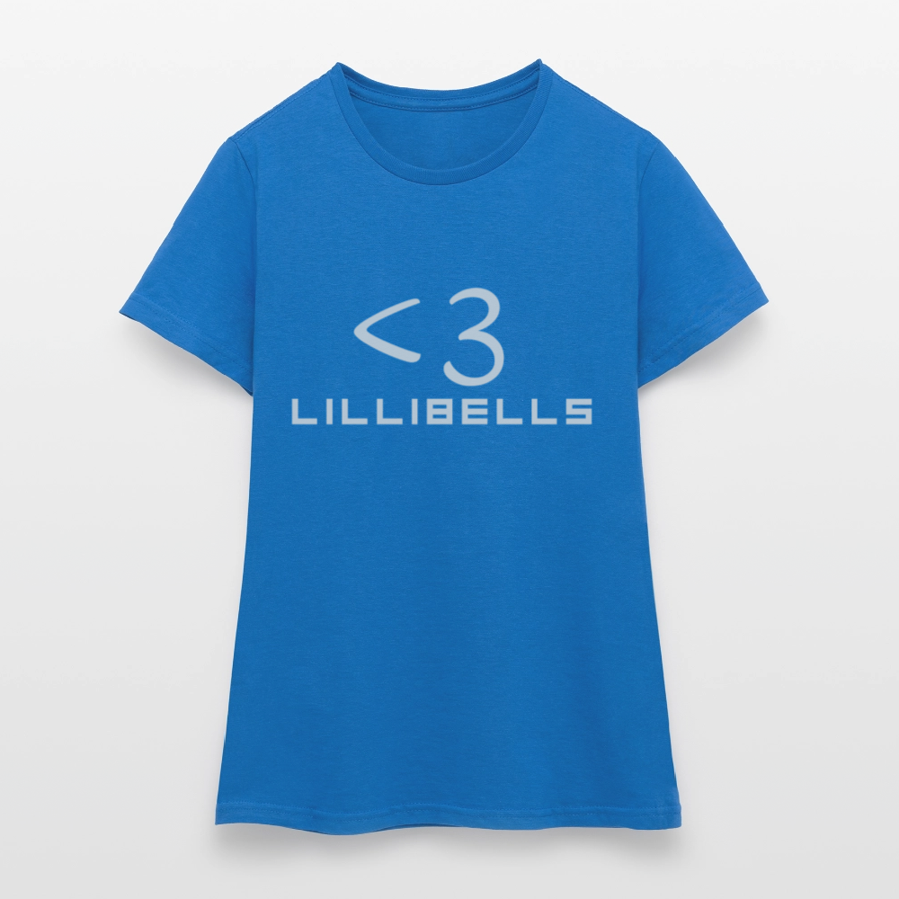 T-shirt dam - royalblå
