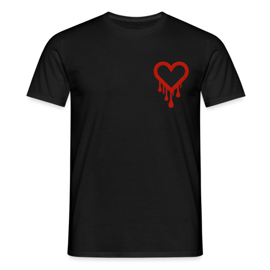 T-shirt Heart TJstark - svart