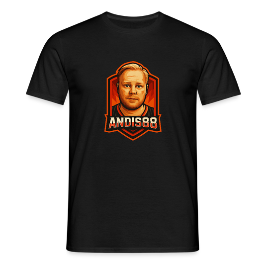 T-shirt Andis - svart
