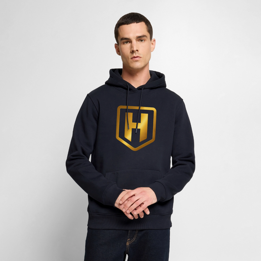 Hoodie Hadiraja Logo - marinblå