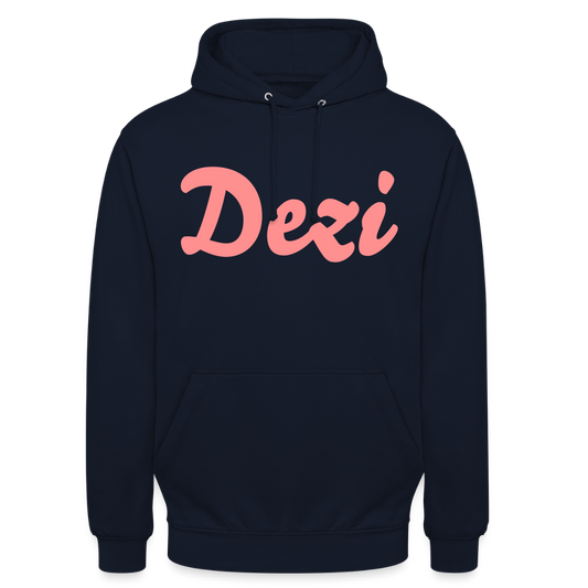 Hoodie Black Dezi - marinblå