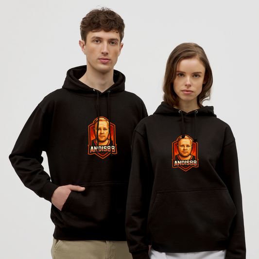 Hoodie Andis - svart