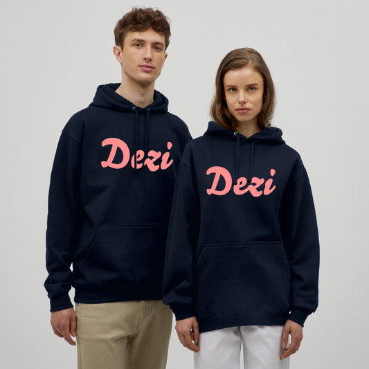Hoodie Black Dezi - marinblå