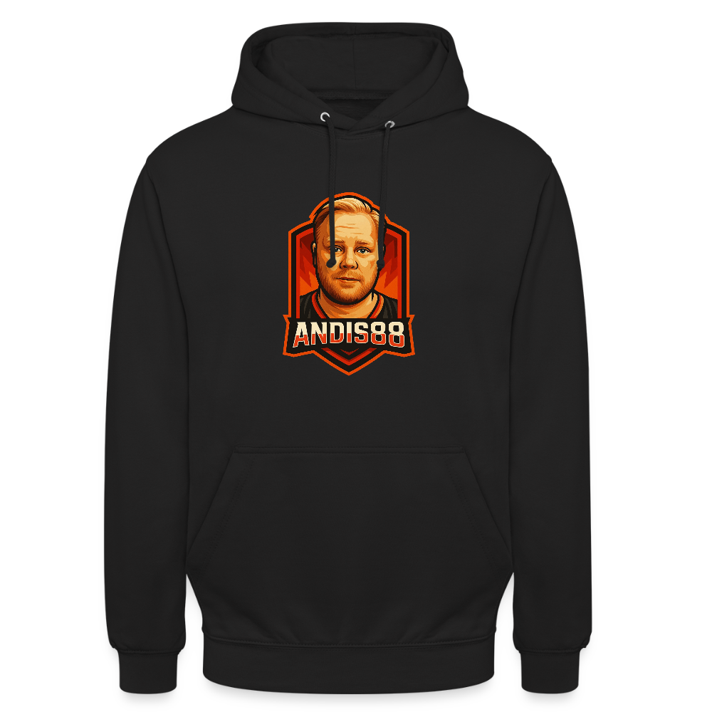 Hoodie Andis - svart