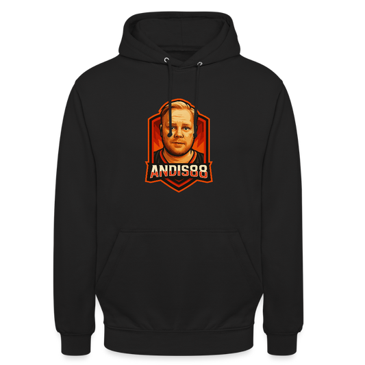Hoodie Andis - svart