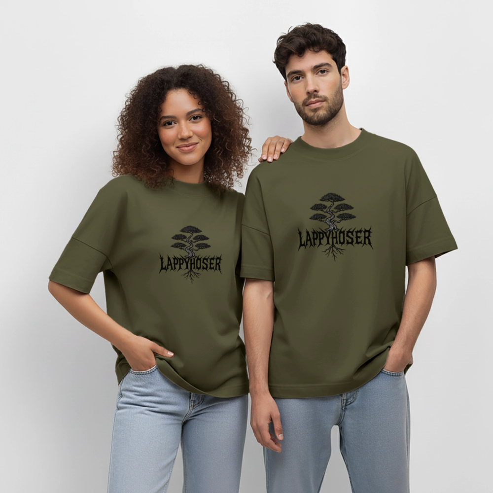 Oversized T-shirt Lappy - kaki