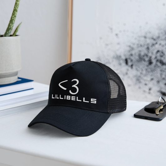Trucker Cap by Lillibells - svart/svart