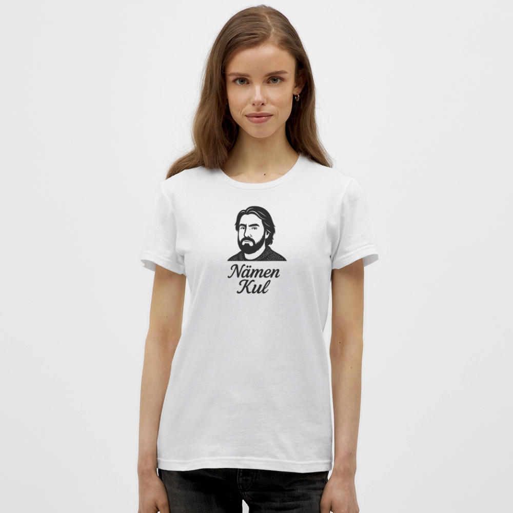 T-shirt dam Lappy - Nämen kul - vit