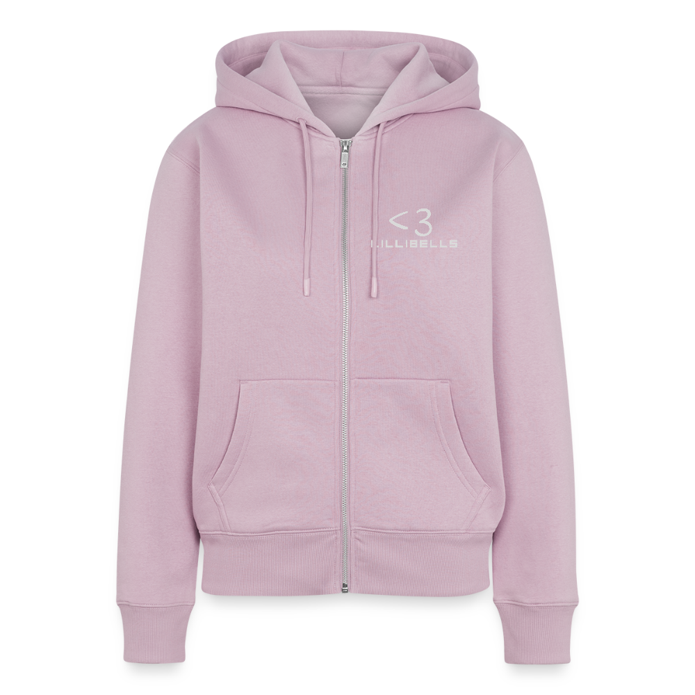 Women hoodie Zipper Lillibells - gammalrosa