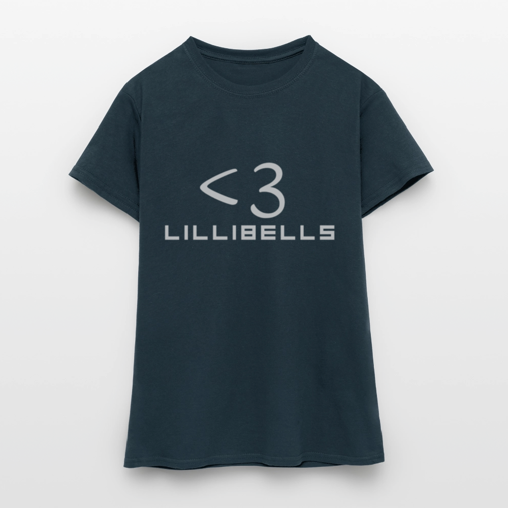 T-shirt dam - marinblå