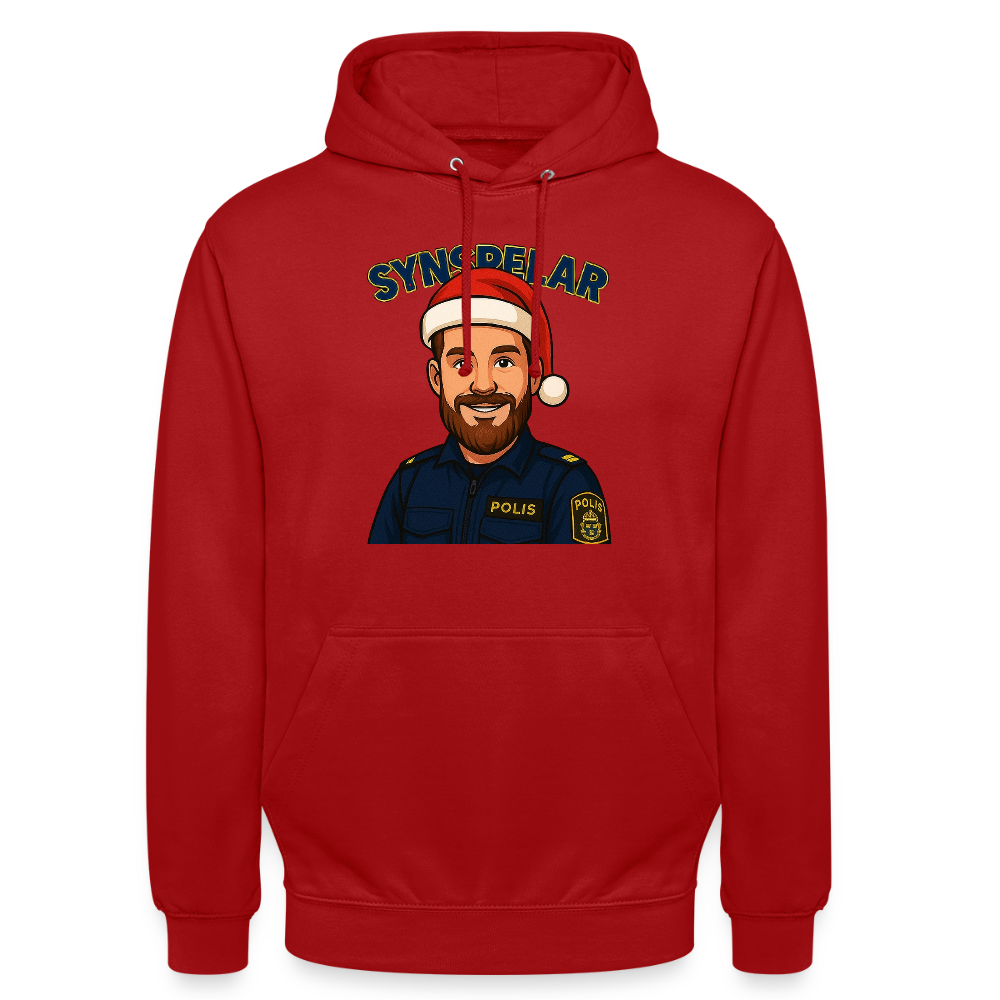 Synoxic Xmas Hoodie - röd
