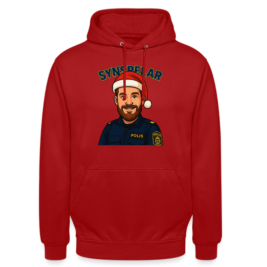 Synoxic Xmas Hoodie - röd