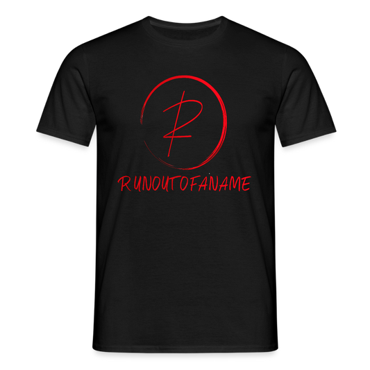 T-shirt Runoutofaname Logo - svart