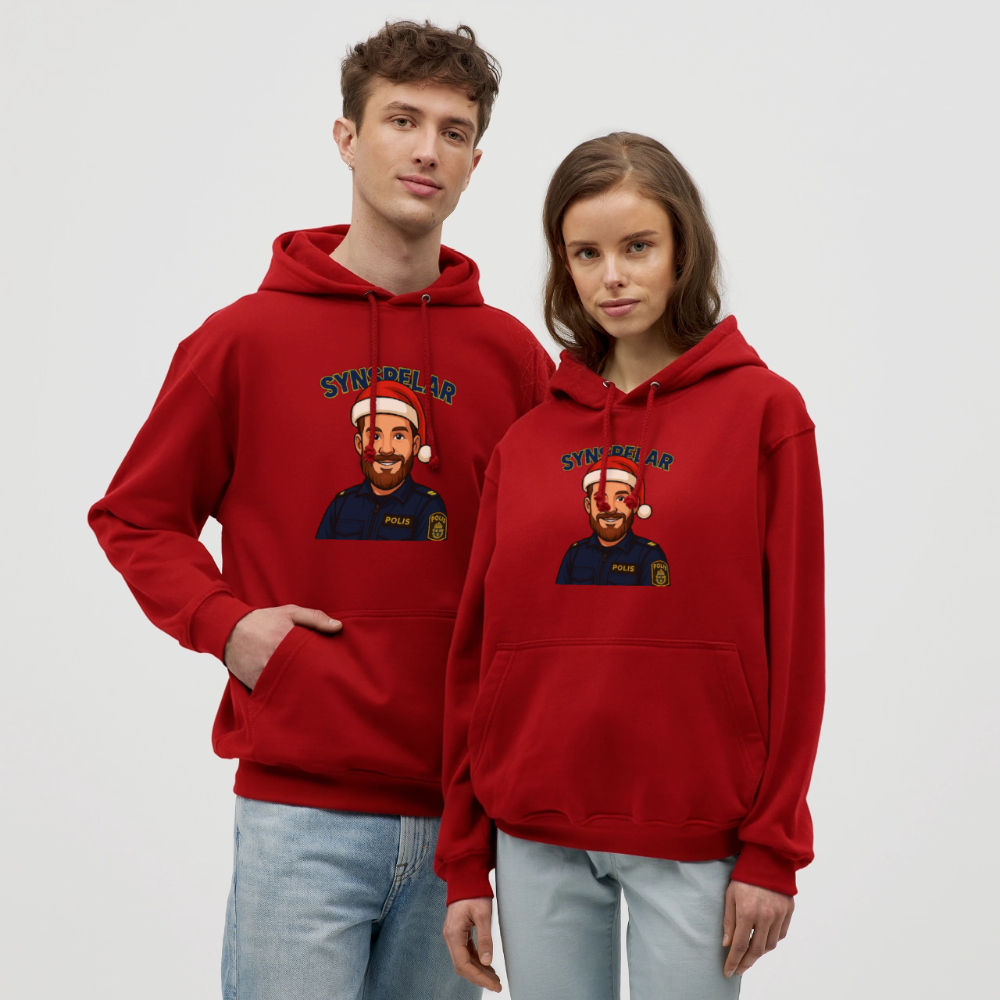 Synoxic Xmas Hoodie - röd